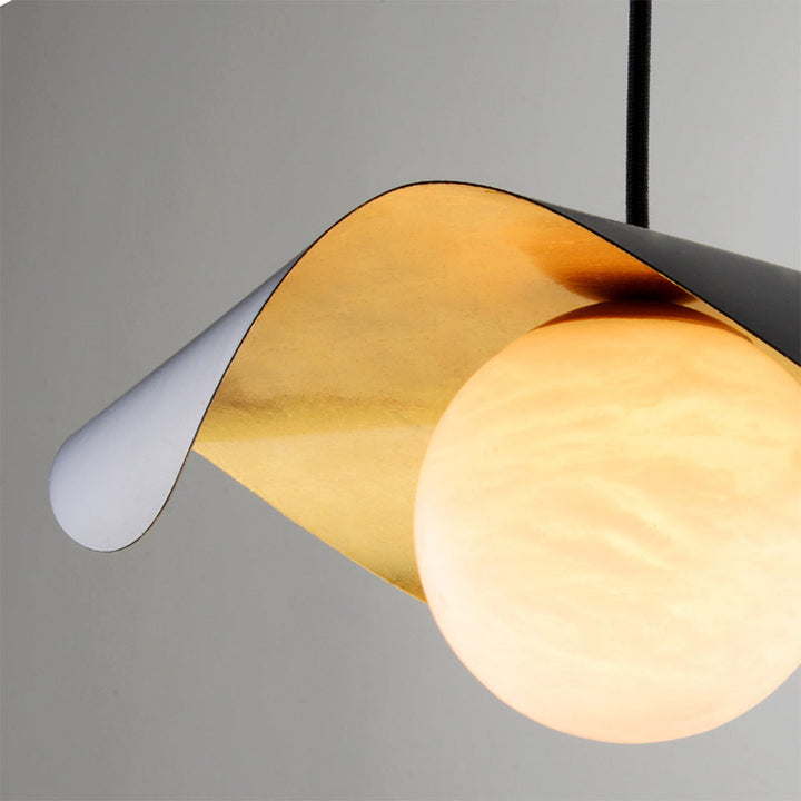 Hanging lamp made of Spanish marble