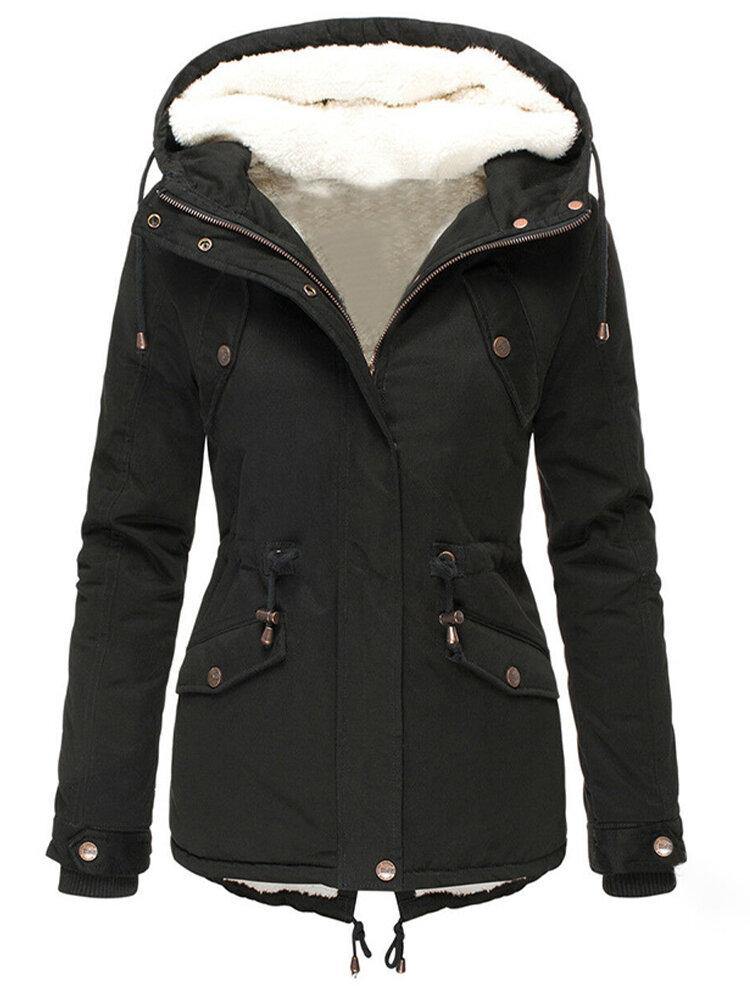 Eliza | Comfortable winter coat with adjustable waist and hood