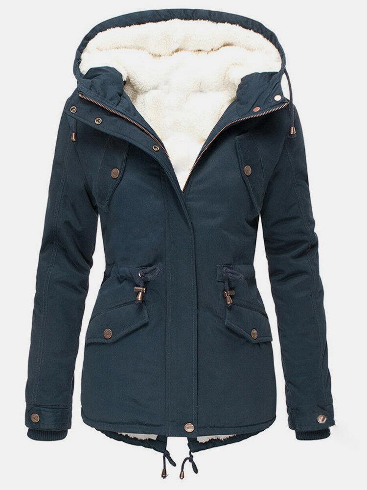 Eliza | Comfortable winter coat with adjustable waist and hood