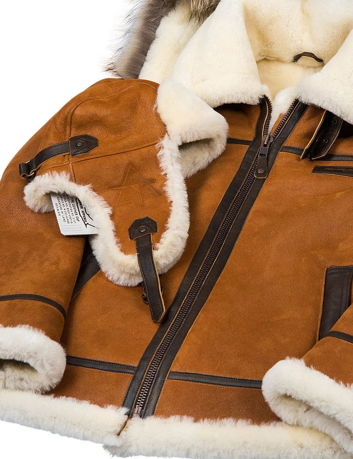 Garrick | Leder Wintermantel
