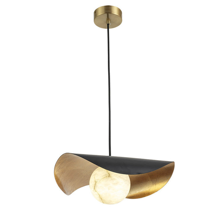 Hanging lamp made of Spanish marble