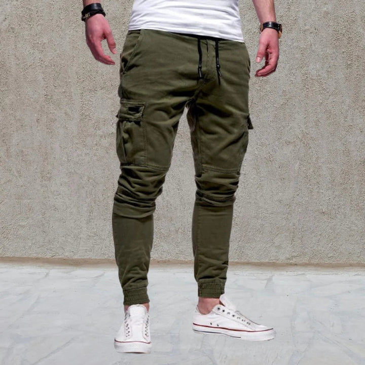Viggo - Men's leisure trousers with patch pockets