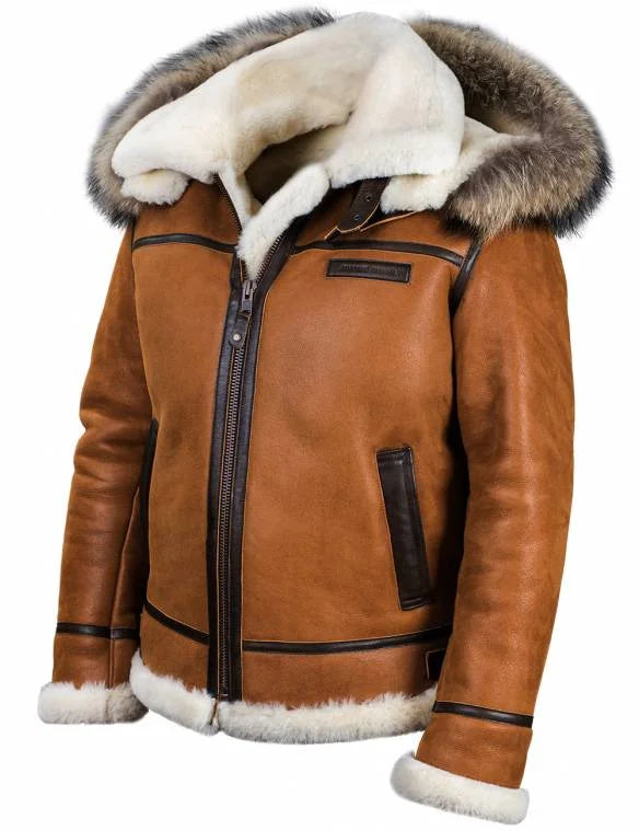 Garrick | Leder Wintermantel