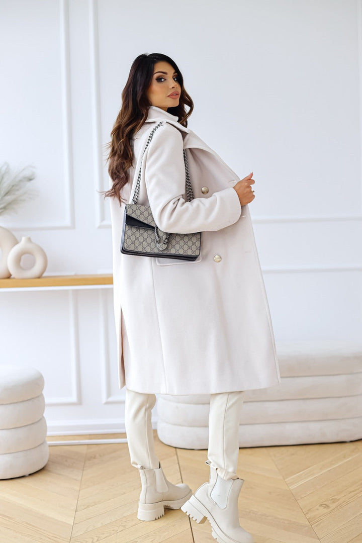 Marcella | Double-breasted wool coat for women