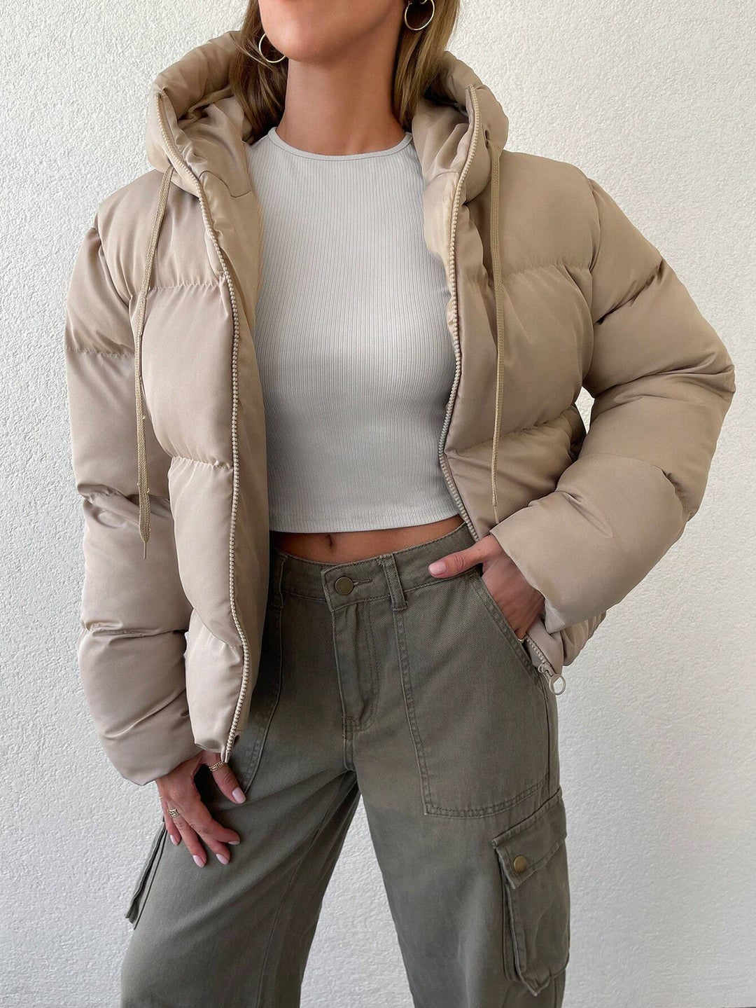Islaine | Quilted jacket with hood and zip
