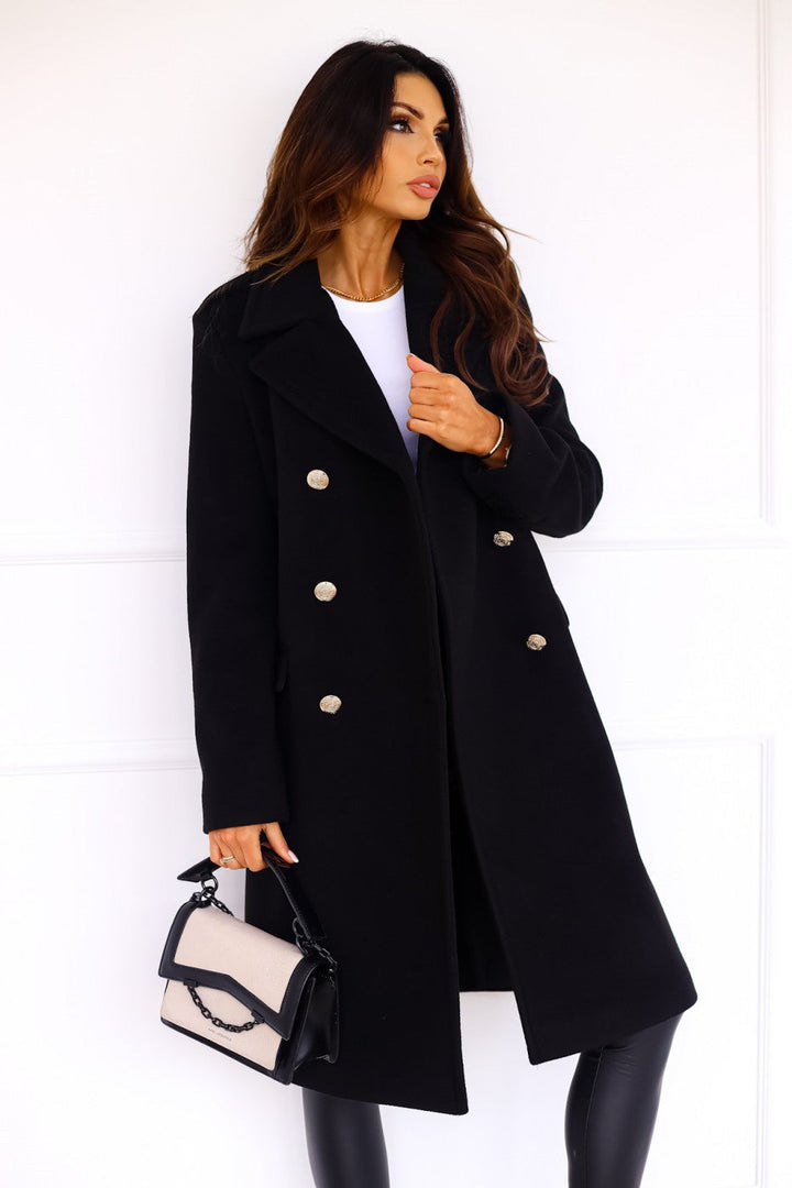 Marcella | Double-breasted wool coat for women