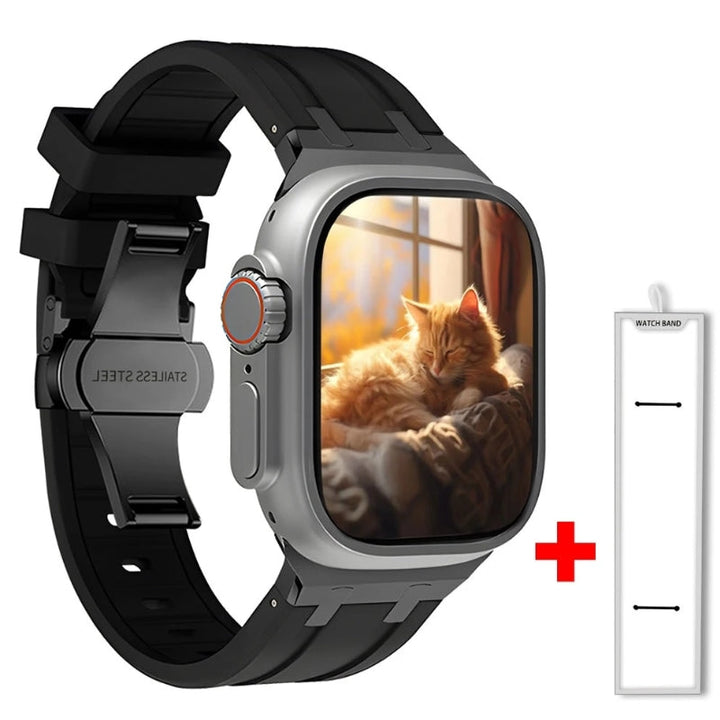 Valor - Titanium Silicone Apple Watch Band