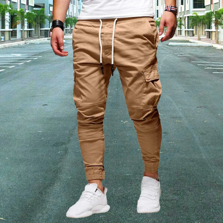 Viggo - Men's leisure trousers with patch pockets