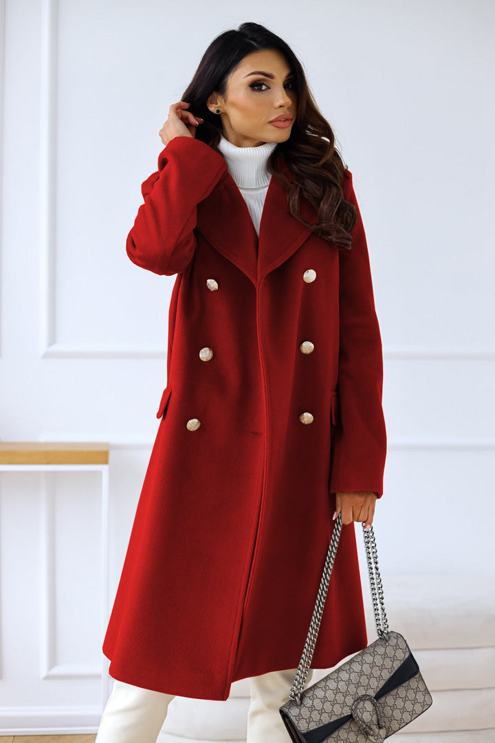 Marcella | Double-breasted wool coat for women