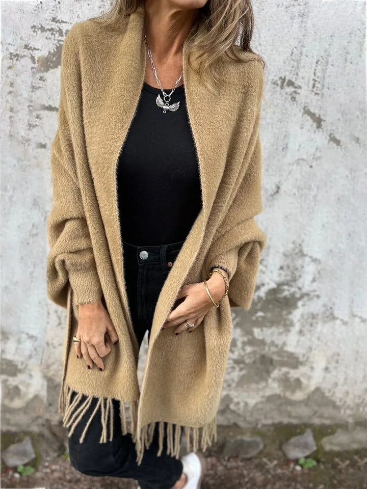 Lucie | Elegant and comfortable scarf sweater for women