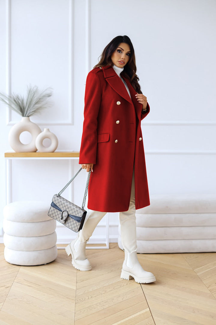 Marcella | Double-breasted wool coat for women