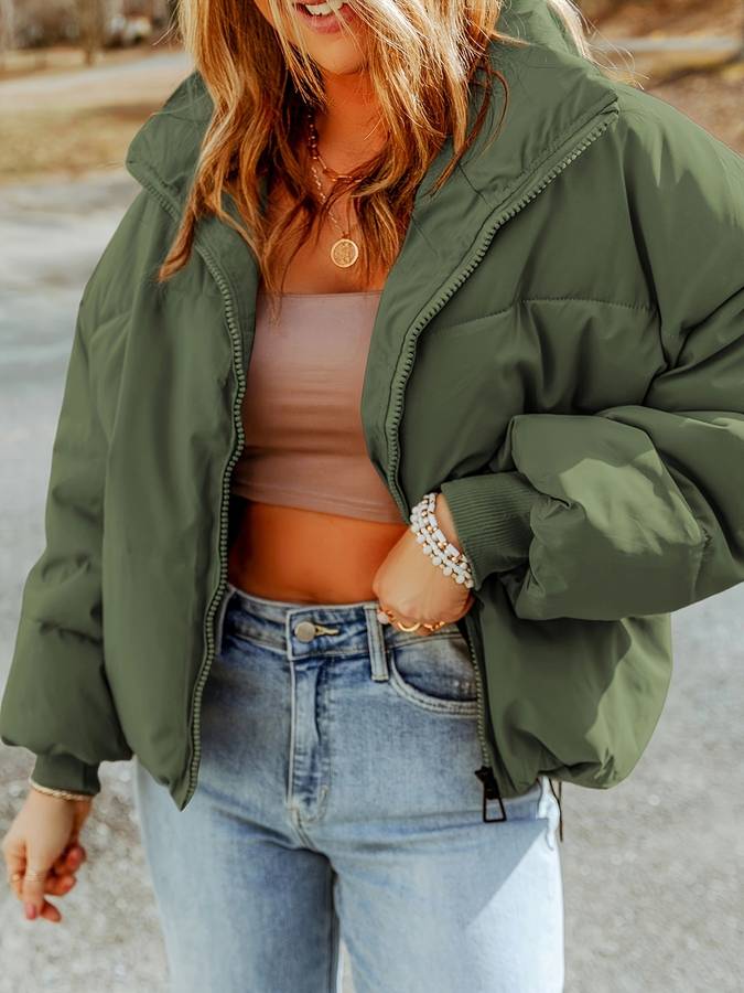 Ella | Warm women's coat with zipper