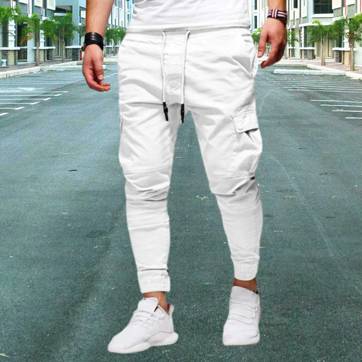 Viggo - Men's leisure trousers with patch pockets
