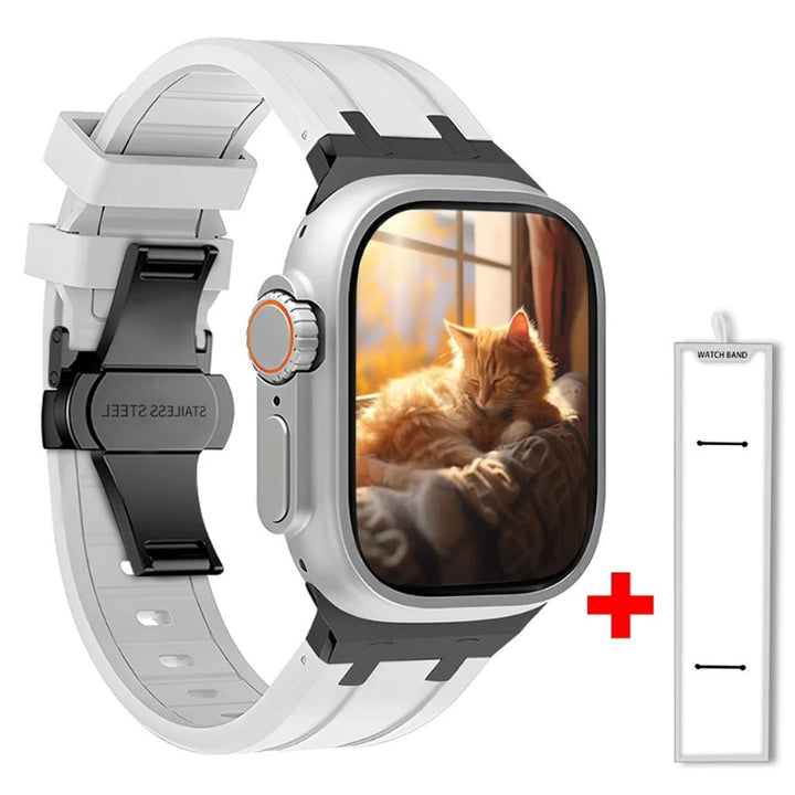 Valor - Titanium Silicone Apple Watch Band
