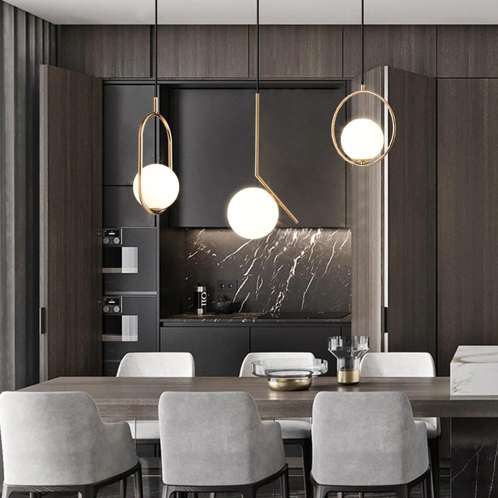 Harmony glass pendant light