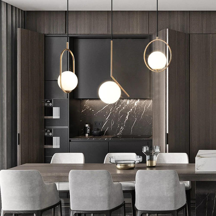 Harmony glass pendant light