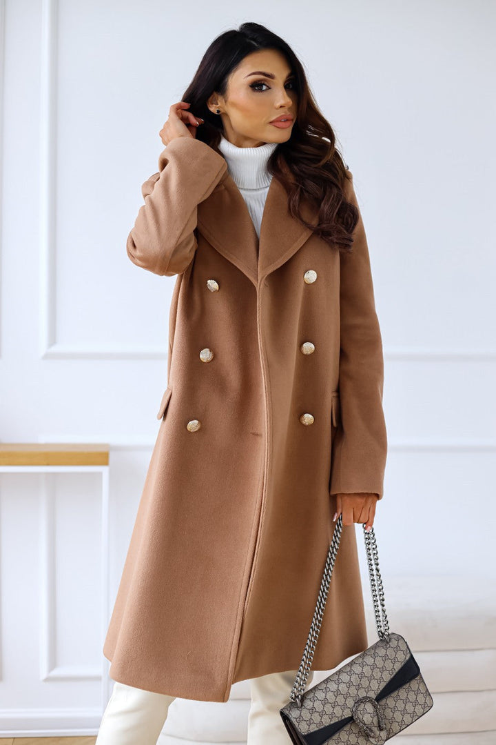Marcella | Double-breasted wool coat for women
