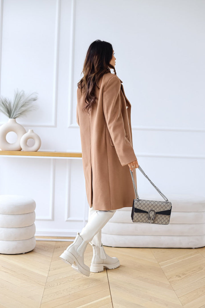 Marcella | Double-breasted wool coat for women