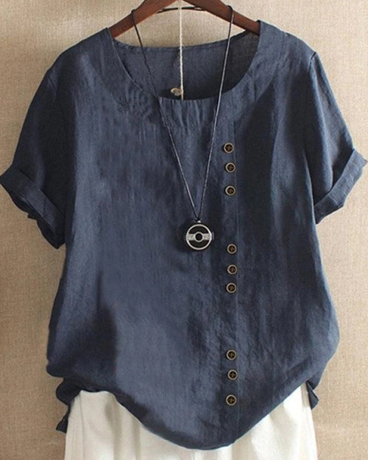Talia | Short-sleeved blouse for women