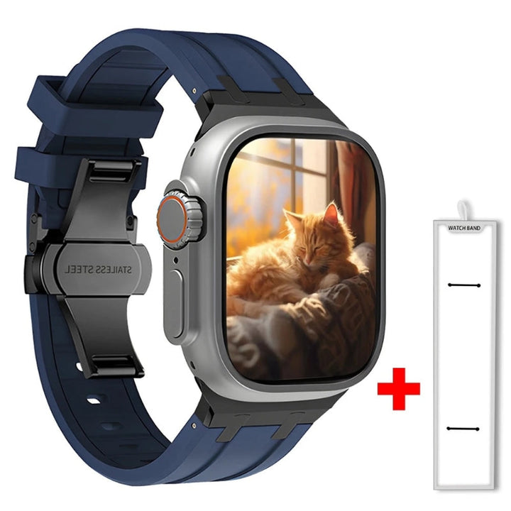 Valor - Titanium Silicone Apple Watch Band
