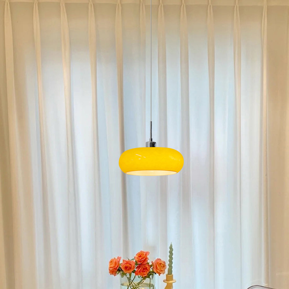 Hailie Bread Shape Glass Pendant Light 
