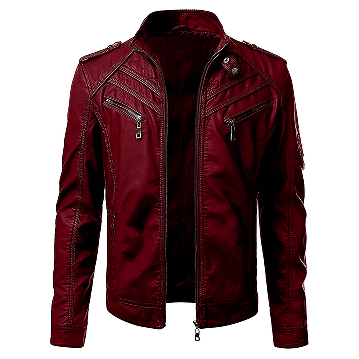 Percival - Luxury leather jacket for men