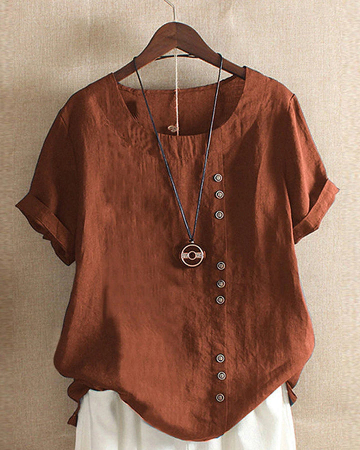 Talia | Short-sleeved blouse for women