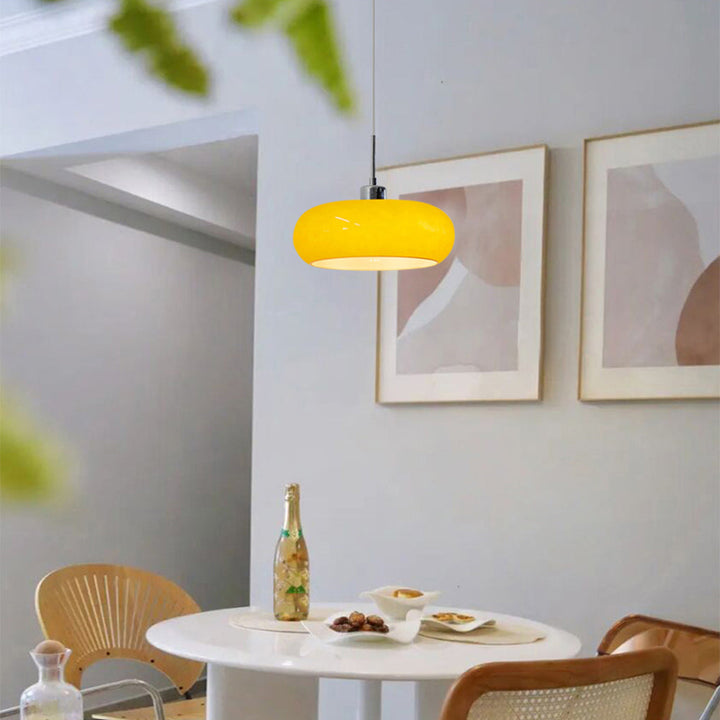Hailie Bread Shape Glass Pendant Light 