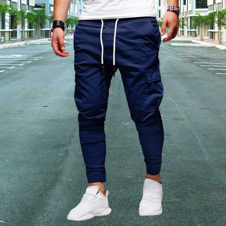 Viggo - Men's leisure trousers with patch pockets
