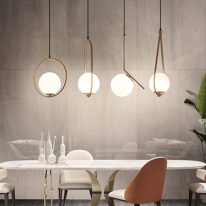 Harmony glass pendant light