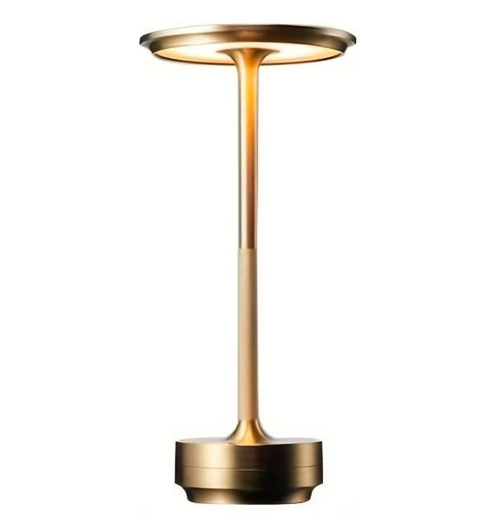Bianca Licht | Elegante, kabellose Aluminium Tischlampe mit Dimmfunktion und 3 Lichtmodi
