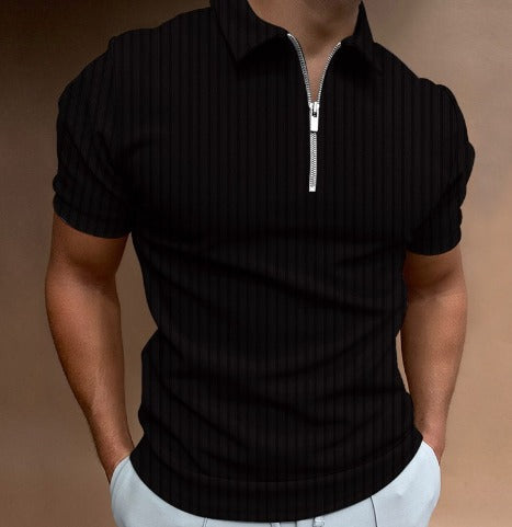 Finnian - Ribbed polo shirt