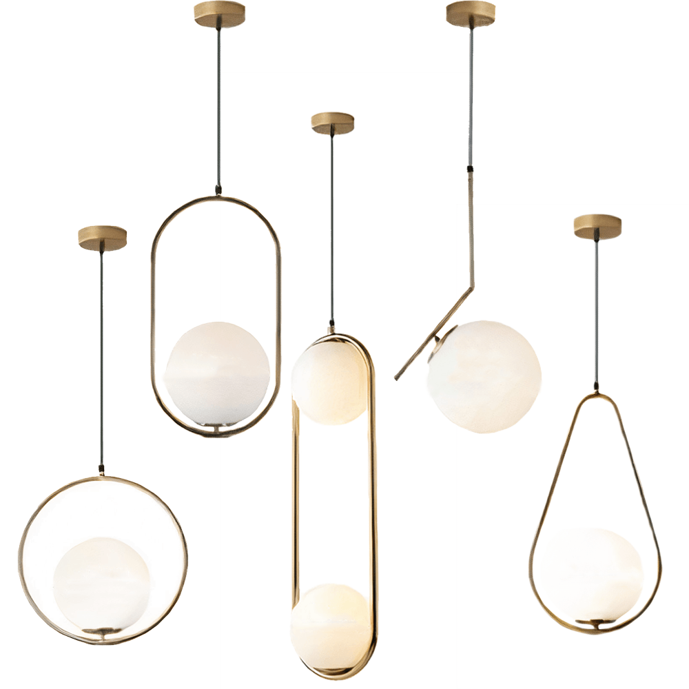 Elegant drop pendant lights