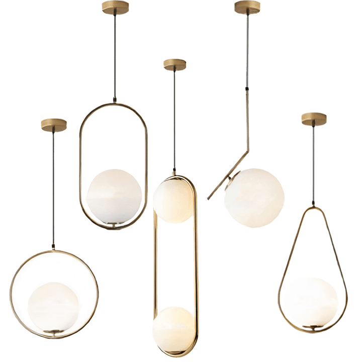 Elegant drop pendant lights