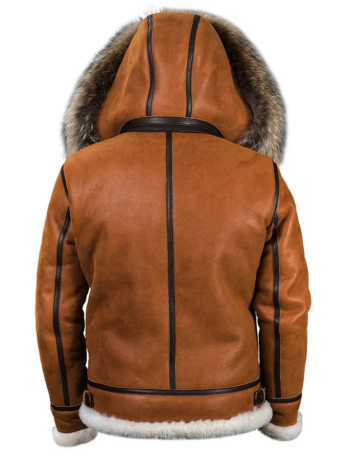Garrick | Leder Wintermantel