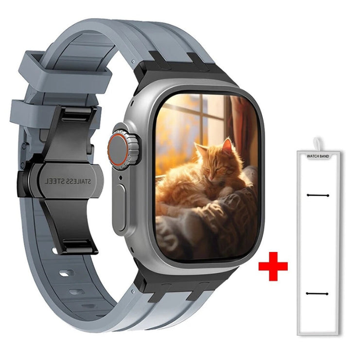Valor - Titanium Silicone Apple Watch Band