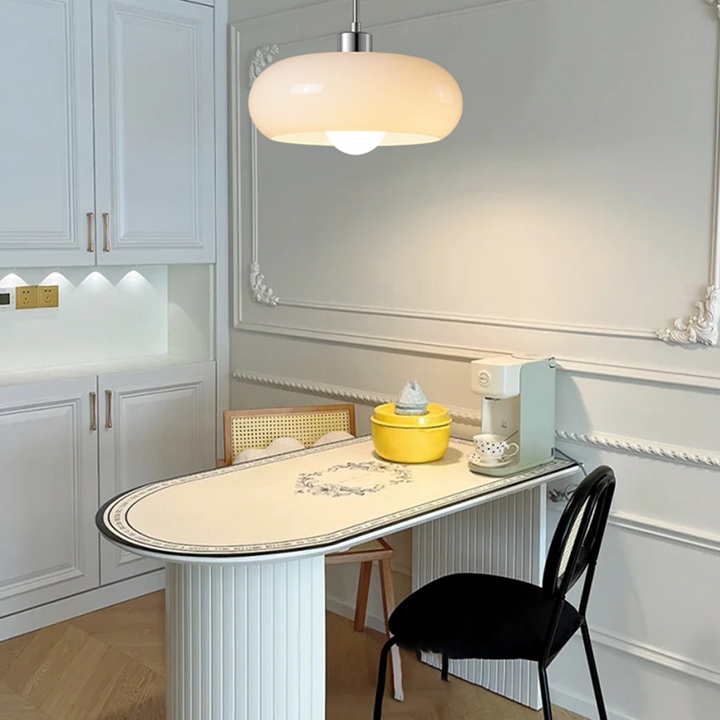 Hailie Bread Shape Glass Pendant Light 