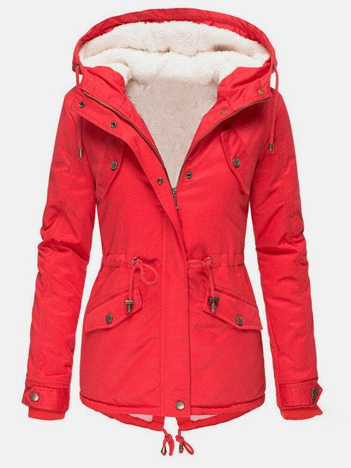 Eliza | Comfortable winter coat with adjustable waist and hood
