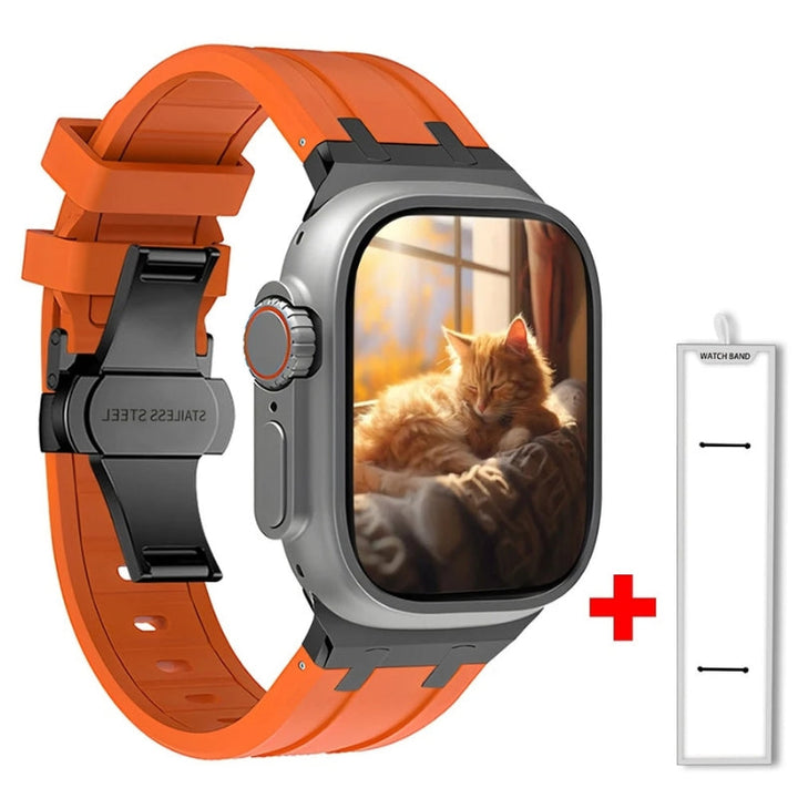 Valor - Titanium Silicone Apple Watch Band