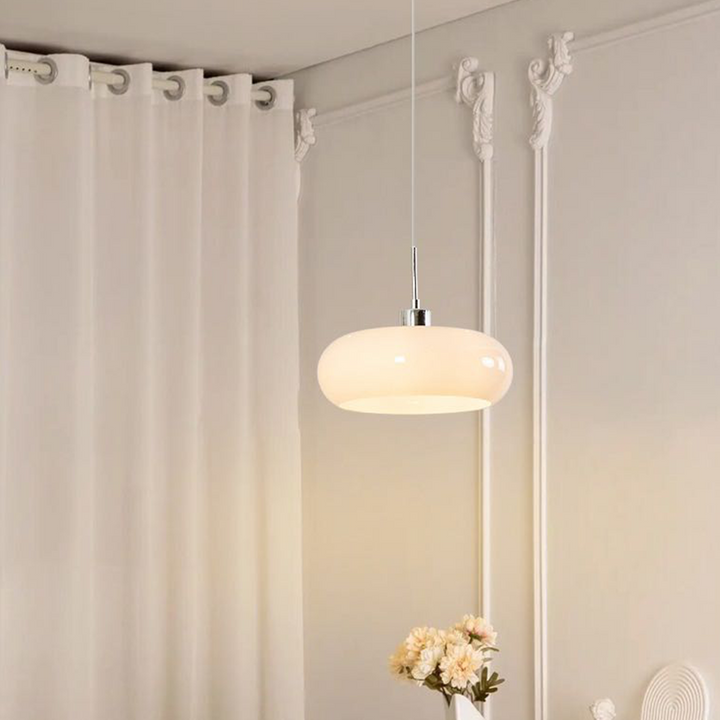 Hailie Bread Shape Glass Pendant Light 