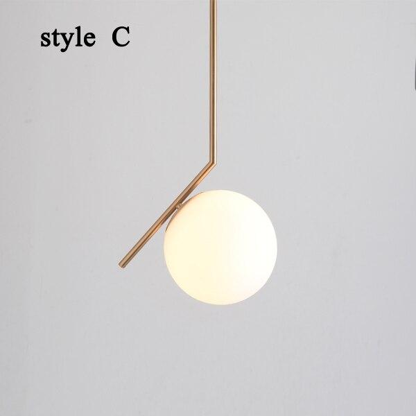 Harmony glass pendant light