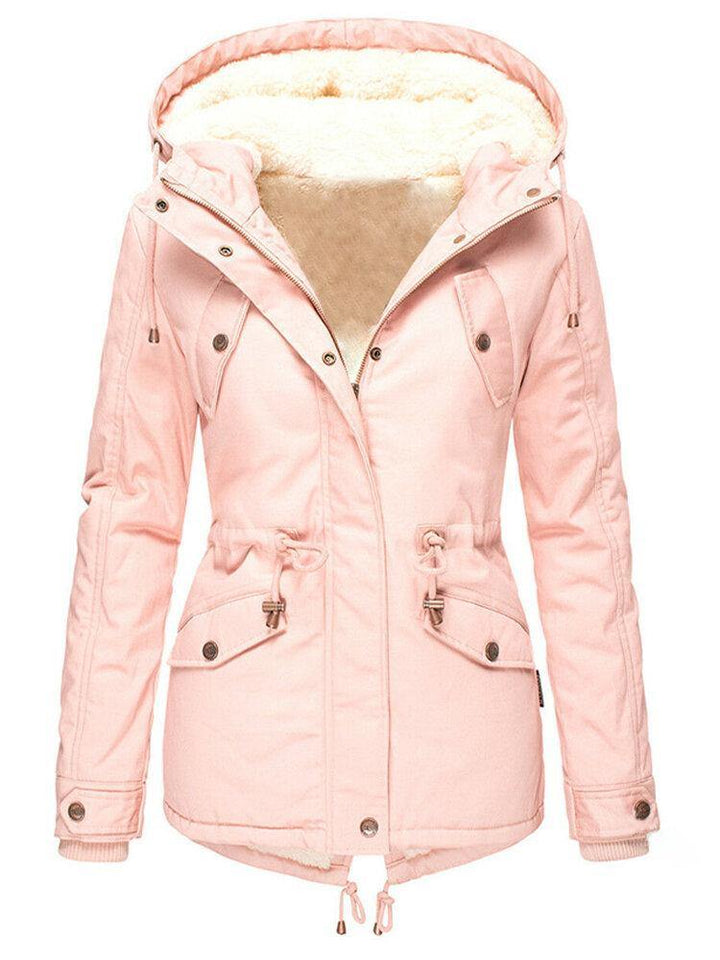 Eliza | Comfortable winter coat with adjustable waist and hood