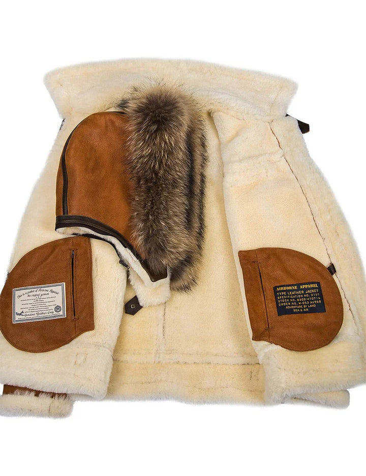Garrick | Leder Wintermantel