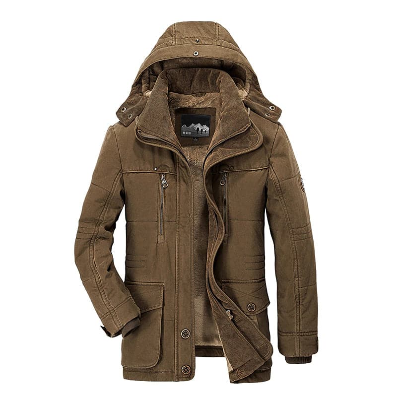 FrostGuard | Modern multi-pocket winter jacket for men