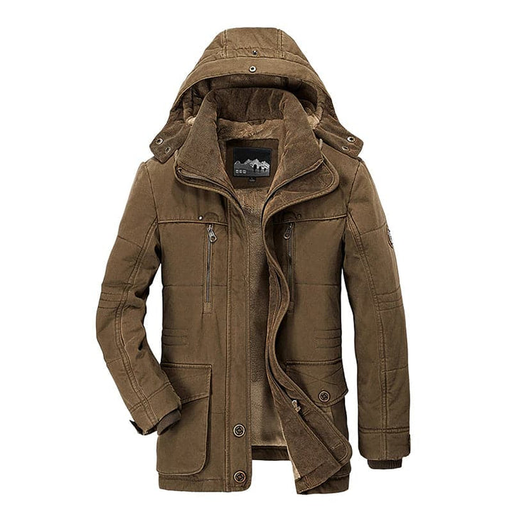 FrostGuard | Modern multi-pocket winter jacket for men