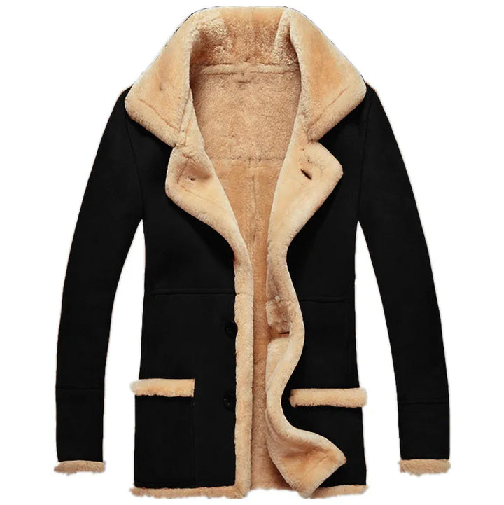 Dominic | Lined fleece jacket with buttons