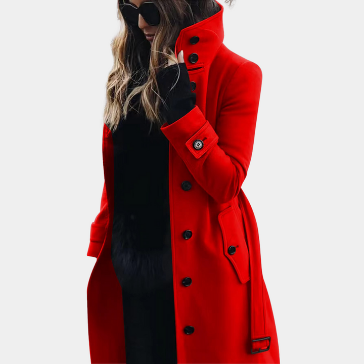 Elva | Long trench coat jacket for women