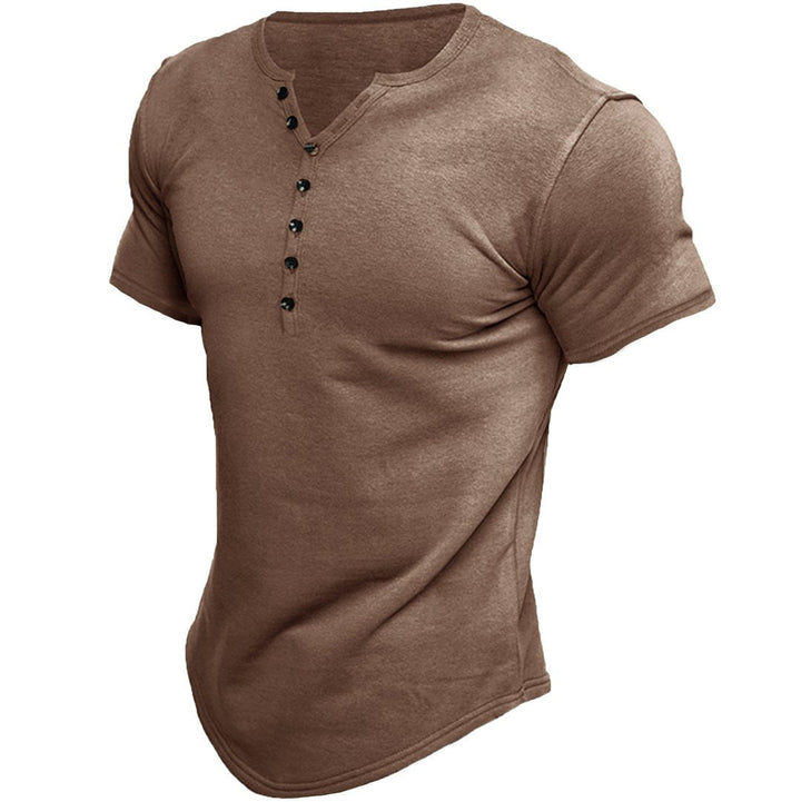 Frank™ | Short-Sleeve Henley Shirt