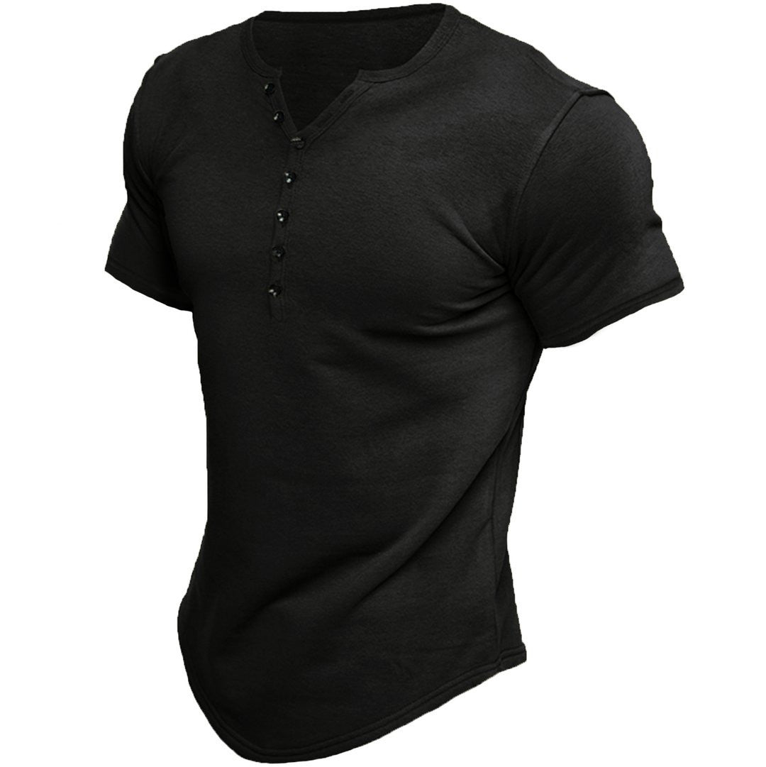 Frank™ | Short-Sleeve Henley Shirt