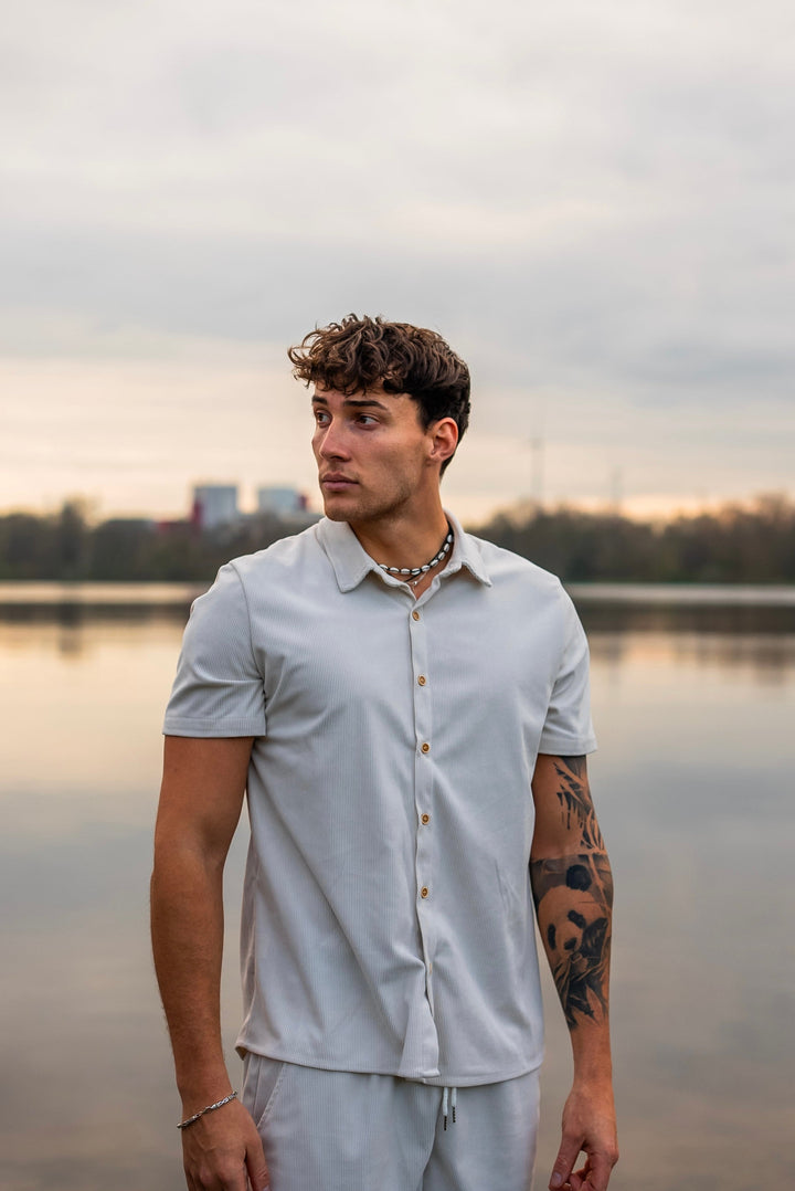 Travis - Button-up corduroy summer set